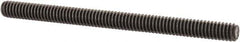 Value Collection - 1/4-20 3-1/2" OAL Fully Threaded Stud - Carbon Steel, Plain Finish - Top Tool & Supply