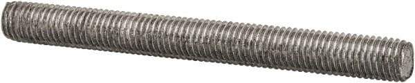 Value Collection - 1/4-28 2-1/2" OAL Fully Threaded Stud - Carbon Steel, Plain Finish - Top Tool & Supply