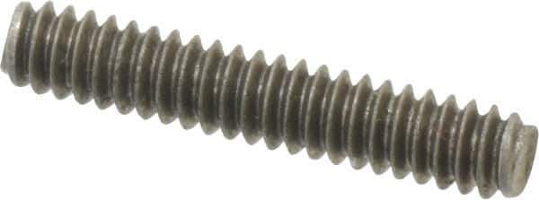 Value Collection - #6-32 3/4" OAL Fully Threaded Stud - Stainless Steel, Plain Finish - Top Tool & Supply