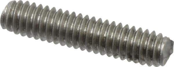 Value Collection - #8-32 3/4" OAL Fully Threaded Stud - Stainless Steel, Plain Finish - Top Tool & Supply