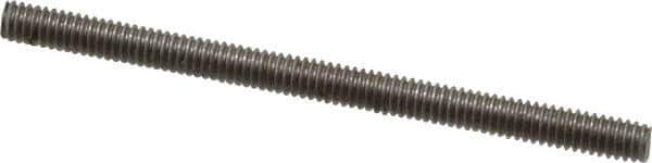 Value Collection - #8-32 2-1/2" OAL Fully Threaded Stud - Stainless Steel, Plain Finish - Top Tool & Supply