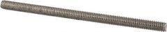 Value Collection - #8-32 3" OAL Fully Threaded Stud - Stainless Steel, Plain Finish - Top Tool & Supply