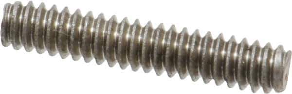 Value Collection - #10-24 1" OAL Fully Threaded Stud - Stainless Steel, Plain Finish - Top Tool & Supply