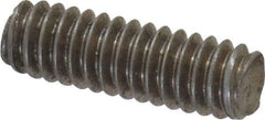 Value Collection - 1/4-20 3/4" OAL Fully Threaded Stud - Stainless Steel, Plain Finish - Top Tool & Supply