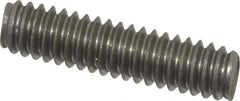 Value Collection - 1/4-20 1" OAL Fully Threaded Stud - Stainless Steel, Plain Finish - Top Tool & Supply