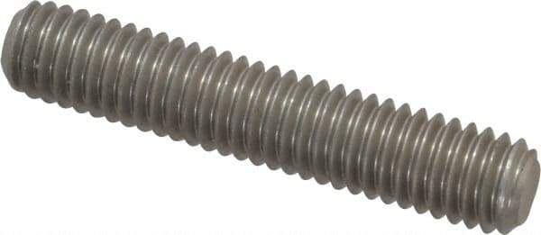 Value Collection - 3/8-16 2" OAL Fully Threaded Stud - Stainless Steel, Plain Finish - Top Tool & Supply