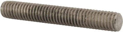 Value Collection - 3/8-16 2-1/2" OAL Fully Threaded Stud - Stainless Steel, Plain Finish - Top Tool & Supply