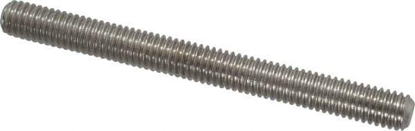 Value Collection - 3/8-16 4" OAL Fully Threaded Stud - Stainless Steel, Plain Finish - Top Tool & Supply