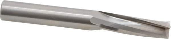 Onsrud - 1/2" Cutting Diam x 1-5/8" Length of Cut, 3 Flute, Upcut Spiral Router Bit - Uncoated, Right Hand Cut, Solid Carbide, 4" OAL x 1/2" Shank Diam, Three Edge, 10° Helix Angle - Top Tool & Supply