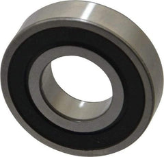 SKF - 5/8" Bore Diam, 1-3/8" OD, Double Seal Deep Groove Radial Ball Bearing - 0.3438" Wide, 1 Row, Round Bore, 731 Lb Static Capacity, 1,360 Lb Dynamic Capacity - Top Tool & Supply