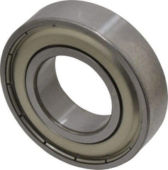 SKF - 1" Bore Diam, 2" OD, Double Shield Deep Groove Radial Ball Bearing - 1/2" Wide, 1 Row, Round Bore, 1,350 Lb Static Capacity, 2,270 Lb Dynamic Capacity - Top Tool & Supply