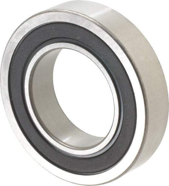 SKF - 1-1/4" Bore Diam, 2-1/4" OD, Double Seal Deep Groove Radial Ball Bearing - 1/2" Wide, 1 Row, Round Bore, 2,090 Lb Static Capacity, 3,150 Lb Dynamic Capacity - Top Tool & Supply