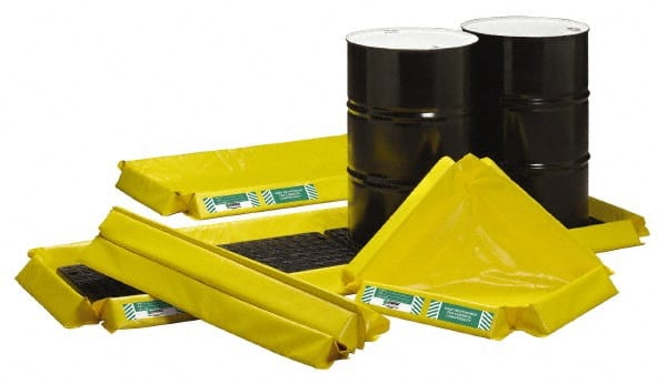 Enpac - Spill Pallets, Platforms, Sumps & Basins Number of Drums: 8 Sump Capacity (Gal.): 80.00 - Top Tool & Supply