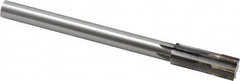 Made in USA - 0.8471 to 0.878" Diam, 3/4" Diam Shank, 2-5/8" Flute, Semi Finish Semi Ground Chucking Reamer - Top Tool & Supply