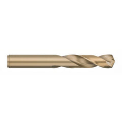 Screw Machine Length Drill Bit: 0.4219″ Dia, 135 °, Cobalt Bright/Uncoated, Right Hand Cut, Spiral Flute, Straight-Cylindrical Shank