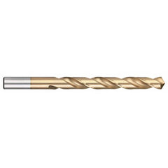 Jobber Length Drill Bit: 0.261″ Dia, 118 °, High Speed Steel Bright/Uncoated, Right Hand Cut, Spiral Flute, Straight-Cylindrical Shank