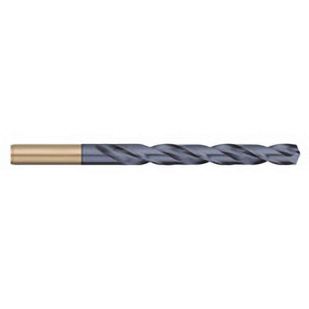 Jobber Length Drill Bit: 0.261″ Dia, 135 °, Cobalt AlTiN Finish, Right Hand Cut, Spiral Flute, Straight-Cylindrical Shank