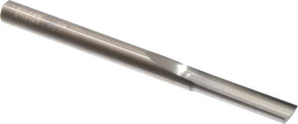 Onsrud - 1/4" Diam, 1/4" Shank Diam, 1" Length of Cut, 1 Flute Single Edge Straight Router Bit - 3-1/4" Overall Length, Right Hand Cut, Solid Carbide - Top Tool & Supply