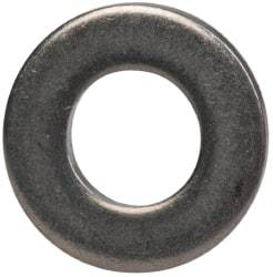 Made in USA - #6L Screw, Grade 300 Stainless Steel Standard Flat Washer - 0.156" ID x 0.312" OD, 0.027" Thick, Plain Finish, Meets Military Specifications - Top Tool & Supply