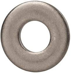 Made in USA - 1/4" Screw, Grade 300 Stainless Steel Standard Flat Washer - 0.281" ID x 5/8" OD, 0.051" Thick, Plain Finish, Meets Military Specifications - Top Tool & Supply