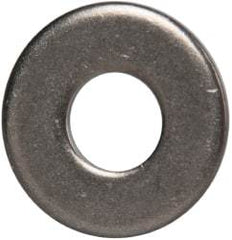 Made in USA - 1/4" Screw, Grade 300 Stainless Steel Standard Flat Washer - 0.312" ID x 0.734" OD, 0.051" Thick, Passivated Finish, Meets Military Specifications - Top Tool & Supply