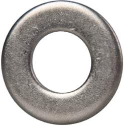 Made in USA - 5/16" Screw, Grade 300 Stainless Steel Standard Flat Washer - 0.343" ID x 0.687" OD, 0.051" Thick, Passivated Finish, Meets Military Specifications - Top Tool & Supply