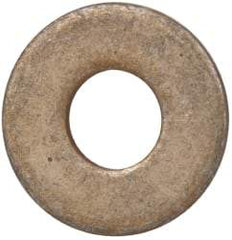 Made in USA - 5/16" Screw, Grade 1008/1010 Steel Standard Flat Washer - 3/8" ID x 7/8" OD, 0.075" Thick, Cadmium-Plated Finish, Meets Military Specifications - Top Tool & Supply