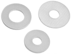 Made in USA - #4 Screw, Grade G10 Fiberglass Standard Flat Washer - 1/8" ID x 0.31" OD, 0.031" Thick, Plain Finish - Top Tool & Supply