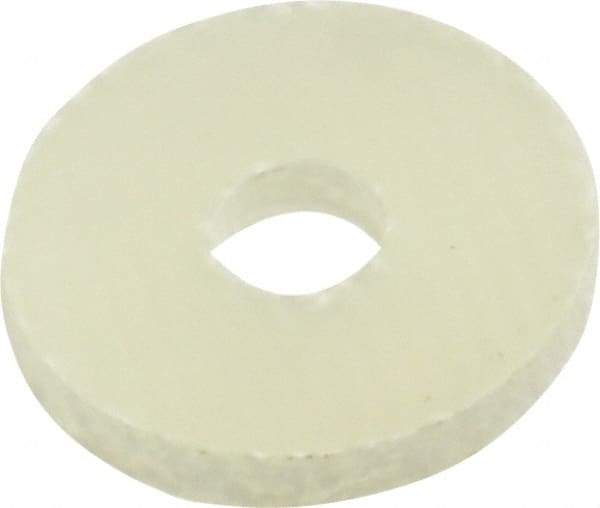 Made in USA - #6 Screw, Grade G10 Fiberglass Standard Flat Washer - 0.142" ID x 1/2" OD, 0.062" Thick, Plain Finish - Top Tool & Supply