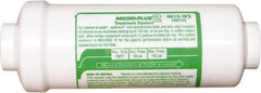 Nu-Calgon - 1/4 Inch Pipe, Inline Water Filter System with Disposable Filter and Quick Disconnect Fittings - Reduces Sediment, Taste, Odor, Chlorine and Scale - Top Tool & Supply