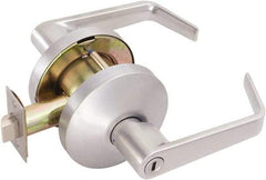 Falcon - Medium Duty Privacy Lever Lockset - 2-3/4" Back Set, Satin Chrome Finish - Top Tool & Supply