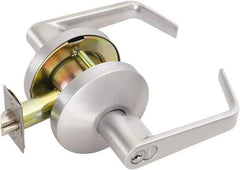 Falcon - Medium Duty Classroom Lever Lockset - 2-3/4" Back Set, For Best/ Falcon I/C-Core Cylinder, Satin Chrome Finish - Top Tool & Supply