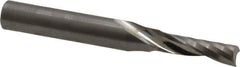 Onsrud - 3/16" Cutting Diam x 5/8" Length of Cut, 1 Flute, Upcut Spiral Router Bit - Uncoated, Right Hand Cut, Solid Carbide, 2" OAL x 1/4" Shank Diam, Single Edge, 21° Helix Angle - Top Tool & Supply