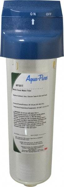 3M Aqua-Pure - 4-9/16 Inch Outside Diameter, 9-3/4 Inch Cartridge Length, 5 Micron Rating, Cartridge Filter Assembly - 3/4 Inch Pipe, Reduces Dirt and Rust - Top Tool & Supply