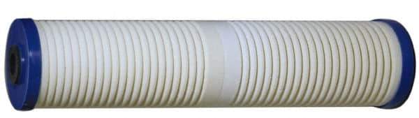 3M Aqua-Pure - 4-1/2" OD, 5µ, Cellulose Fiber Graded-Density Cartridge Filter - 20" Long, Reduces Sediments & Rust - Top Tool & Supply