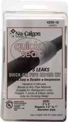 Nu-Calgon - 2" Wide x 3' Long General Purpose Pipe Repair Tape - -450 to 550°F, White - Top Tool & Supply