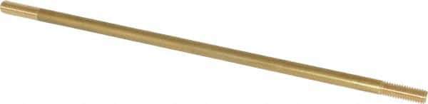 Made in USA - 12" Long, 3/8-16 Thread, Float Valve Rod - Brass, 1/2" Thread Length - Top Tool & Supply