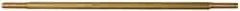 Made in USA - 8" Long, 1/4-20 Thread, Float Valve Rod - Brass, 1/2" Thread Length - Top Tool & Supply