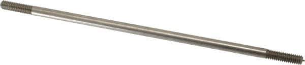 Made in USA - 8" Long, 1/4-20 Thread, Float Valve Rod - Stainless Steel, 1/2" Thread Length - Top Tool & Supply