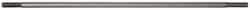 Made in USA - 10" Long, 1/4-20 Thread, Float Valve Rod - Stainless Steel, 1/2" Thread Length - Top Tool & Supply