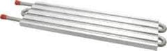 Lytron - 12" Long x 3-1/2" High, Straight Connection Stainless Steel Tube Cold Plate - 3/8 OD Tube, 4-Pass Fluid Path, Deionized Water or Corrosive Fluids Cooling, 1/2" Thick - Top Tool & Supply