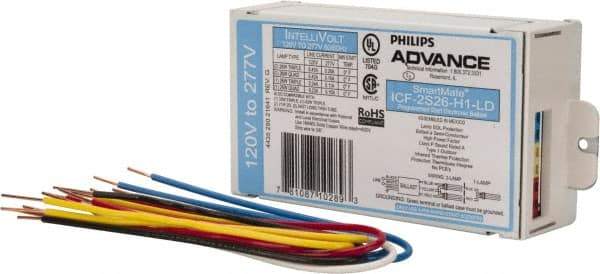 Philips Advance - 1 or 2 Lamp, 120-277 Volt, 0.23 to 0.45 Amp, 0 to 39, 40 to 79 Watt, Programmed Start, Electronic, Nondimmable Fluorescent Ballast - 0.93, 0.98, 1.00, 1.10, 1.12 Ballast Factor - Top Tool & Supply