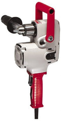 Milwaukee Tool - 1/2" Keyed Chuck, 300 & 1,200 RPM, Pipe Handle Electric Drill - Top Tool & Supply