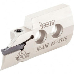 Iscar - 3" Groove Width, 10mm Max Depth of Cut, Left Hand Cut, HGAI Indexable Grooving Blade - HGN-C, HGPL Insert Style, Series Heliface - Top Tool & Supply