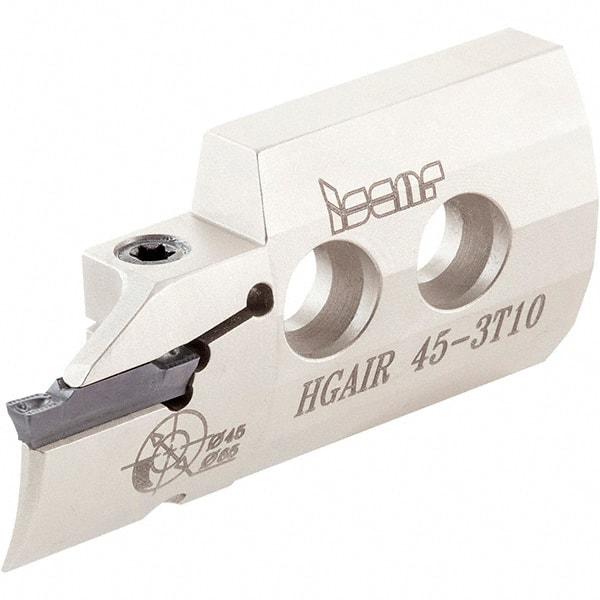 Iscar - 3" Groove Width, 7mm Max Depth of Cut, Left Hand Cut, HGAI Indexable Grooving Blade - HGN-C, HGPL Insert Style, Series Heliface - Top Tool & Supply