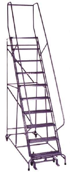 Cotterman - 162" 12 Step Ladder - 350 Lb Capacity, 120" Platform Height, 32" Base Width x 88" Depth, Grip Strut - Top Tool & Supply