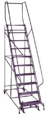 Cotterman - 172" 13 Step Ladder - 350 Lb Capacity, 130" Platform Height, 42" Base Width x 95" Depth, Grip Strut - Top Tool & Supply