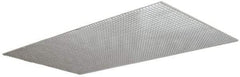 Made in USA - Polystyrene Fixture Diffuser - Gray - Top Tool & Supply