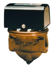 McDonnell & Miller - 100 psi, Brass Housing, High Sensitivity Flow Switch - 2.5 Flow Set Point, 0.12 to 2.5 GPM - Top Tool & Supply