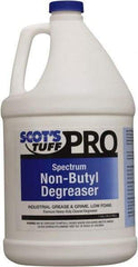 Scot's Tuff - 1 Gal Bottle Cleaner/Degreaser - Liquid, Concentrated, Low Sudsing, Pleasant - Top Tool & Supply